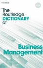 Routledge Dictionary of Business Management (Routledge Dictionaries);