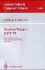 Database Theory - ICDT ’92: 4th International Conference, Berlin, Germany, October 14-16, 1992. Proceedings (Lecture Notes in Computer Science)