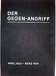 Der Gegen-Angriff. Antifaschistische Wochenschrift. Reprint der von 1933 bis 1936 in Prag erschienen Zeitung. 3 Bände