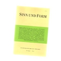 Sinn und Form - Beiträge zur Literatur - Einundsechzigstes Jahr / 2009/ Viertes Heft