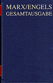 Marx/Engels Gesamtausgabe III/3. Text und Apparatband