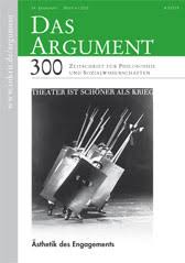 Das Argument (300) - Ästhetik des Engagements
