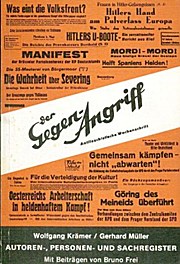 Der Gegen-Angriff (Prag/Paris 1933-1936). Autoren-, Personen- und Sachregister