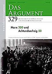 Das Argument 329 Heft 5/2018; 60. Jahrgang; Marx 200 und Achtundsechzig 50