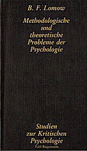 Methodologische und theoretische Probleme der Psychologie