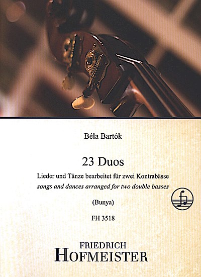Bartók, Béla: 23 Duos : für 2 Kontrabässe